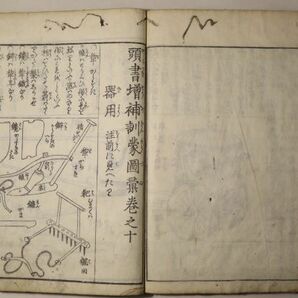 「頭書増補 訓蒙図彙大成 第9-11巻」中村惕斎 下河辺拾水 寛政1年 1冊｜事典 絵本 浮世絵師 木版画 農具 船 武器 古書和本 古典籍 n111の画像7