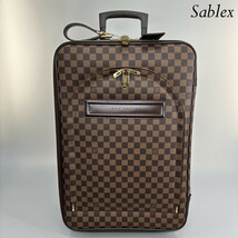 1円【極美品】LOUIS VUITTON ルイヴィトン ダミエ ぺガス55 キャリーケース スーツケース 旅行 トラベル メンズ レディース 鞄_画像1