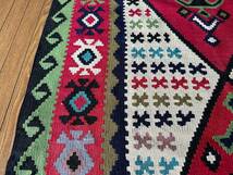 【187×90】ウール◆トルコ産キリム・KILIM■3543-18_画像8