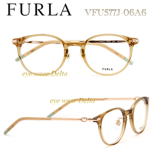 FURLA Furla glasses new work 2021AW model plastic frame Boston VFU577J-06A6 model .. Curren san have on popular frame 