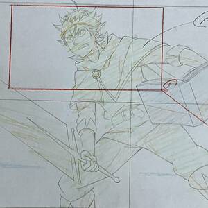 Black Clover Original Picture 5 Asta / Genga Cel Cell Picture