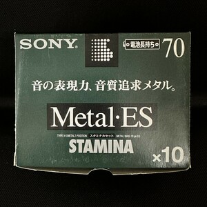 【新品/未開封品】ソニー SONY C-70MTLESA 70分 オーディオカセットテープ メタルテープ 10本セット