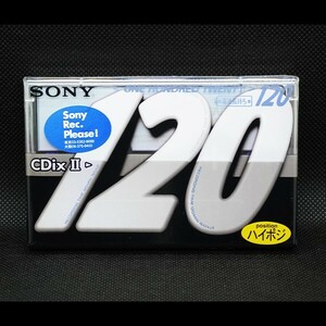 【新品/未開封品】ソニー SONY C-120CDX2E ハイポジションカセットテープ 120分