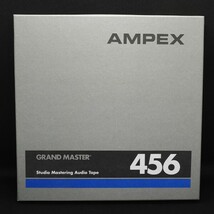 【テープ未開封品】AMPEX 456 オープンリールテープ 10号リール GRAND MASTER STUDIO MASTERING AUDIO TAPE_画像1