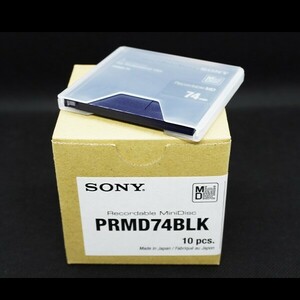 [ новый товар / нераспечатанный товар ] Sony SONY Recordable Mini Disk PRMD74BLK 10 шт. комплект 