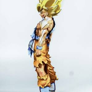 二次元彩色 SMSP 孫悟空改修 Dragon Ball figure スーパーサイヤ人原画完璧再現2次元カラー 塗り直し手作業の画像4