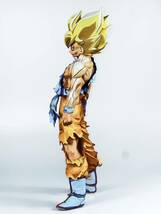 二次元彩色 SMSP 孫悟空改修 Dragon Ball figure スーパーサイヤ人原画完璧再現2次元カラー 塗り直し手作業_画像4