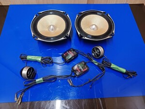 Y2876 カロッツェリア TS-C017A 17cmセパレート2ウェイスピーカー トゥイーター クロスオーバーネットワーク 付き PIONEER carrozzeria 