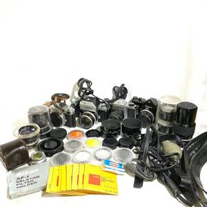 【ジャンク品】 Nikon ニコン ASAHI PENTAX アサヒペンタックス フィルムカメラ レンズ フィルターまとめ【2502527-1/211/rgmry】