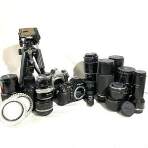 【Nikonまとめ！ジャンク品】 Nikon FMフィルムカメラ,レンズ 三脚など【2540688-1/048/rgmry】