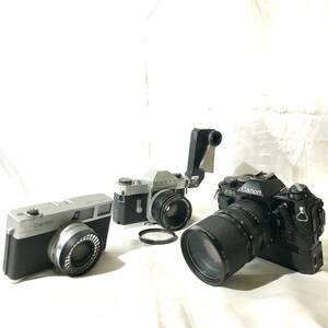 【ジャンクカメラまとめ！】Canon キャノン AE-1 POWER WINDER A/flex RP FLASH UNIT V-2/Canonet【2557321-1/210/rgmry】