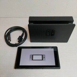 【中古動作品】ニンテンドースイッチ本体のみ HAC-001 初期モデル ドックHDMIケーブル付き