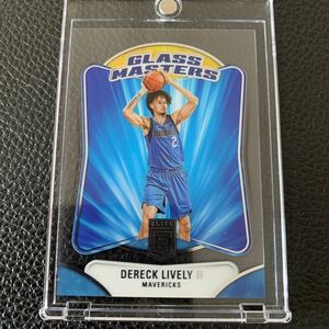 Dereck Lively II RC 2023-24 Panini Donruss Elite Glass Masters ルーキー デレック・ライブリー