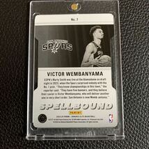 Victor Wembanyama RC 2023-24 Panini Donruss Elite Spellbound Orange Die Cut ビクター・ウェンバンヤマ ルーキー NBA_画像2