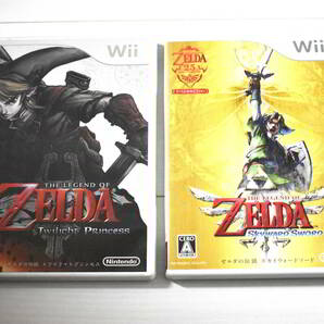 【送料込み・Wiiソフト】ゼルダの伝説 トワイライトプリンセス ＋ スカイウォードソードの画像1