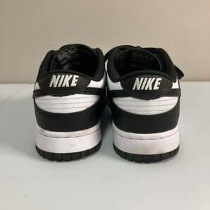 ★美品★NIKE DUNK LOW RETRO US9 27cm BLACK WHITE ナイキ ダンク ロー レトロ ブラック ホワイト パンダ スニーカー DD1391 100の画像4