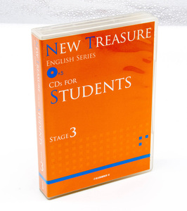 Z会出版 NEW TREASURE ENGLISH SERIES CDs FOR STUDENTS STAGE 3 5枚組 中古