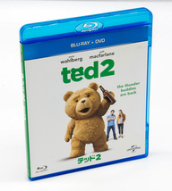 テッド2 ted 2 ブルーレイ BD Blu-ray+DVD 2枚組 マーク・ウォールバーグ セス・マクファーレン アマンダ・セイフライド 中古 セル版_画像1