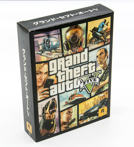 グランド・セフト・オート V grand theft auto V Windows DVD-ROM 7枚組 中古 シリアル付き 読込確認済