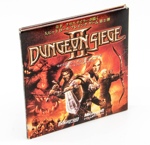 Microsoft DUNGEON SIEGE II Dan John si-ji2 3DRPG Windows PC version CD-ROM 4 sheets set used 