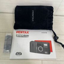 [ML10337-1]1円〜！PENTAX ESPIO mini 75周年モデル　コンパクトフィルムカメラ シャッター　フラッシュok_画像10
