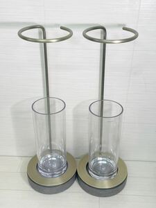 [ML10403-4]EDA VASE 花瓶　全長約60cm 2個まとめて