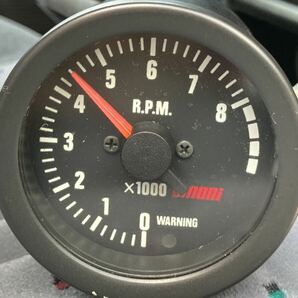 ジャンク品 OMORI METER オオモリメーター 電子式回転計 ETH-108-BZ 3-4-6気筒 52Φの画像4