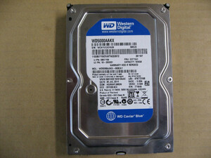 【ジャンク品、本体のみ】WESTERN DIGITAL WD5000AAKX [500GB SATA600 7200]　WD5000AAKX-083CA1 ハードディスク・HDD(3.5インチ)