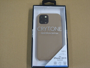 IO DATA(アイオーデータ) DEFF iPhone 11 Pro 5.8インチ用 シリコンハードCASE　＜CRYTONE： クレトーン＞ グレージュ BKS-IPS19SGE