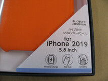 IO DATA(アイオーデータ) DEFF iPhone 11 Pro 5.8インチ用 シリコンハードCASE　＜CRYTONE： クレトーン＞ コーラルオレンジ BKS-IPS19SKO_画像2