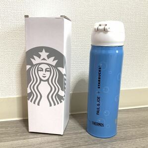 新品Starbucks スターバックス ステンレスボトル 水筒 猫ちゃん 限定STARBUCKS 473ml の画像2