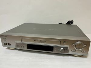 SONY ビデオカセットレコーダー ビデオデッキ 2001年製 SLV-R355 VHSビデオデッキ 通電確認のみのジャンク品 ジャンク