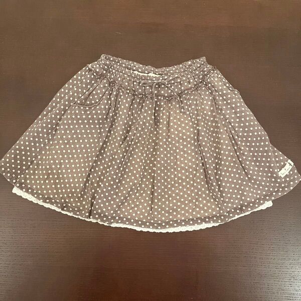 KP キッズ 水玉スカート 120