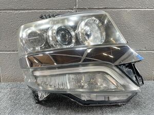 R60410 N BOX カスタム JF1 JF2 後期 純正 ヘッドライト 右 HID KOITO 100-62221 刻印 D 点灯 ブルー