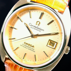 ★超美品 OMEGA Ω オメガ コンステレーション 14金SS Cal.1011 クロノメーター 綺麗！★の画像2