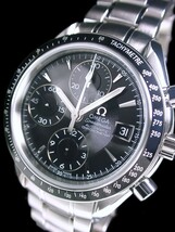 ★極美品 OMEGA Ω オメガ スピードマスター クロノグラフ Ref.3210.50.00 ブラック バルジュー7750 綺麗！★_画像4