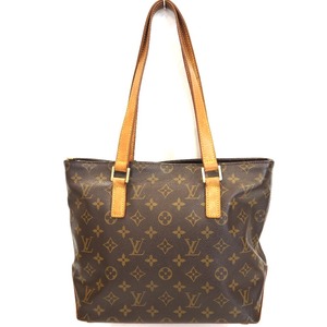 Th960491 ルイ・ヴィトン モノグラム ガバ・ピアノ M51148 トートバッグ 本革 ブラウン系 レディース LOUIS VUITTON 中古