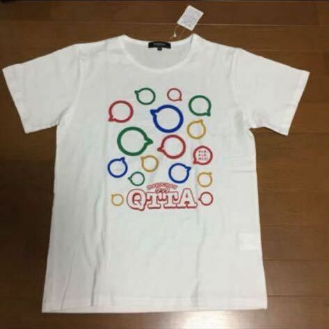 送料無料【タグ付、新品】企業コラボ Tシャツ XLサイズ　マルちゃんQTTA おもしろTシャツ