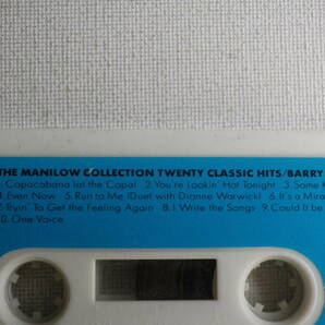 ◆カセット◆バリーマニロウ THE MANILOW COLLECTION TWENTY CLASSIC HITS A27T-26 カセット本体のみ  中古カセットテープ多数出品中！の画像7