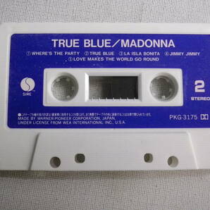 ◆カセット◆マドンナ MADONNA True blue  歌詞カード付 中古カセットテープ多数出品中！の画像6