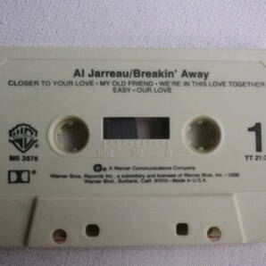 ◆カセット◆アルジャロウ AL JARREAU Breakin’ Away 輸入版 中古カセットテープ多数出品中！の画像5