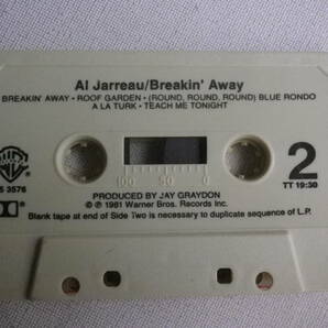 ◆カセット◆アルジャロウ AL JARREAU Breakin’ Away 輸入版 中古カセットテープ多数出品中！の画像6