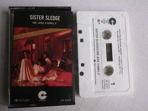 ◆カセット◆シスタースレッジ　SISTER SLEDGE WE ARE FAMILY 輸入版　中古カセットテープ多数出品中！