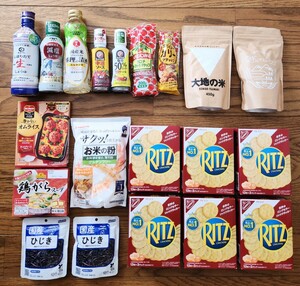 [20 пункт ] сладости еда напиток набор приправа . рис Koshihikari соевый соус соус кетчуп . соль 