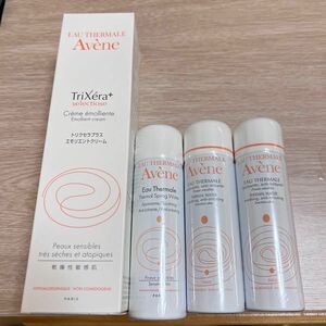 Avene アベンヌ ウォーター ミニサイズ 50ml*3本 トリクセラプラス　エモリエントクリーム　200ml*1本 敏感肌用