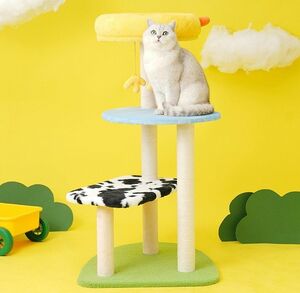  cat tower cat tree cat house wooden .. put many head .. lovely nail .. high quality cat small size cat medium sized cat large cat pet accessories 