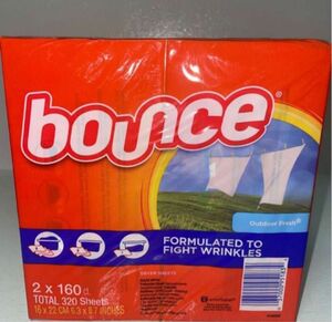 【大容量 320枚】Bounce バウンス乾燥機用ドライヤーシート柔軟剤シート