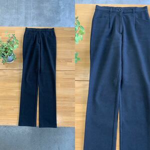  beautiful goods B-Three Be s Lee stretch entering tapered pants high waist cotton Blend bottoms Denim style trousers black black color series size 28