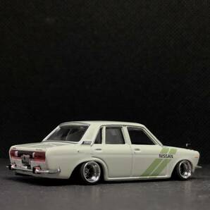 M2マシーン 1/64 1969 Datsun Bluebird 1600SSS 改 深リム ハヤシ 510の画像3