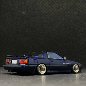 トミカリミテッドヴィンテージ 1/64 トヨタ スープラ 2.0GT ツインターボ (87年式) 改 深リムの画像3